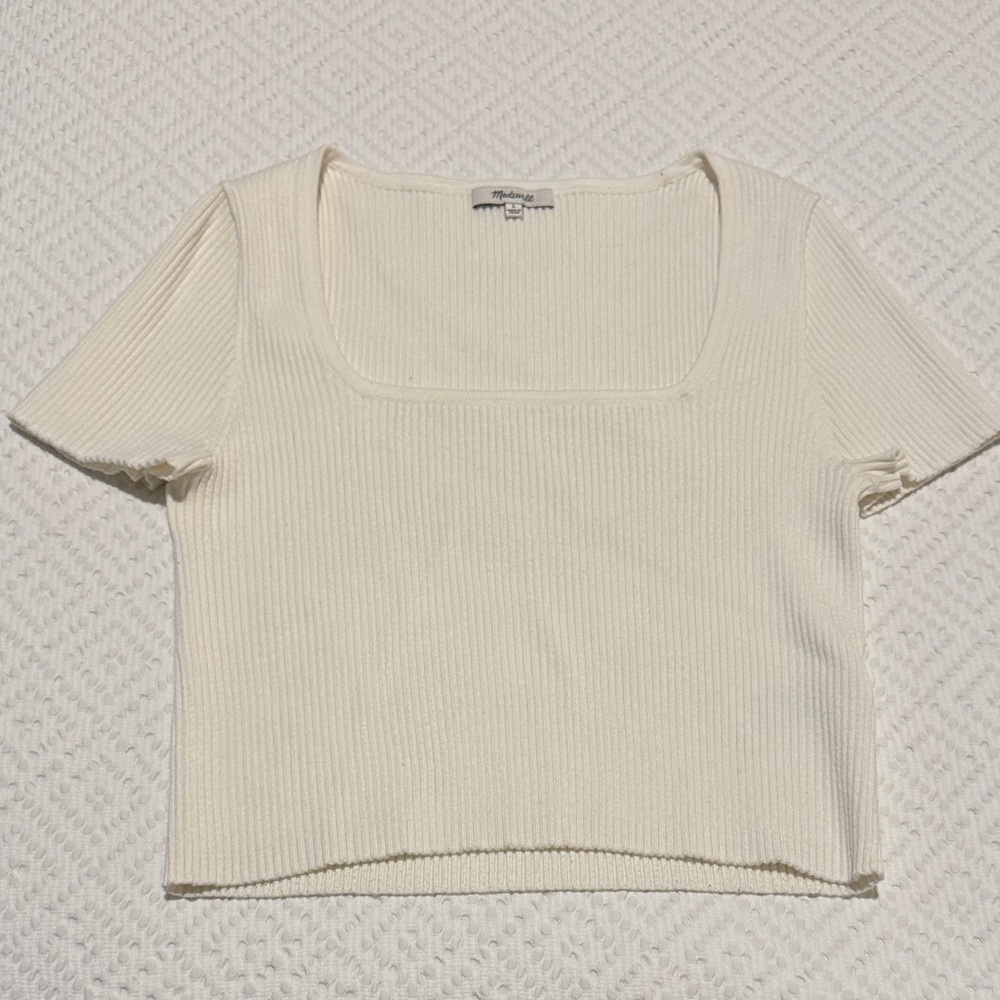 Madewell Ribbed Crop Top